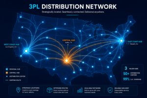 3PL Distribution Network Map 