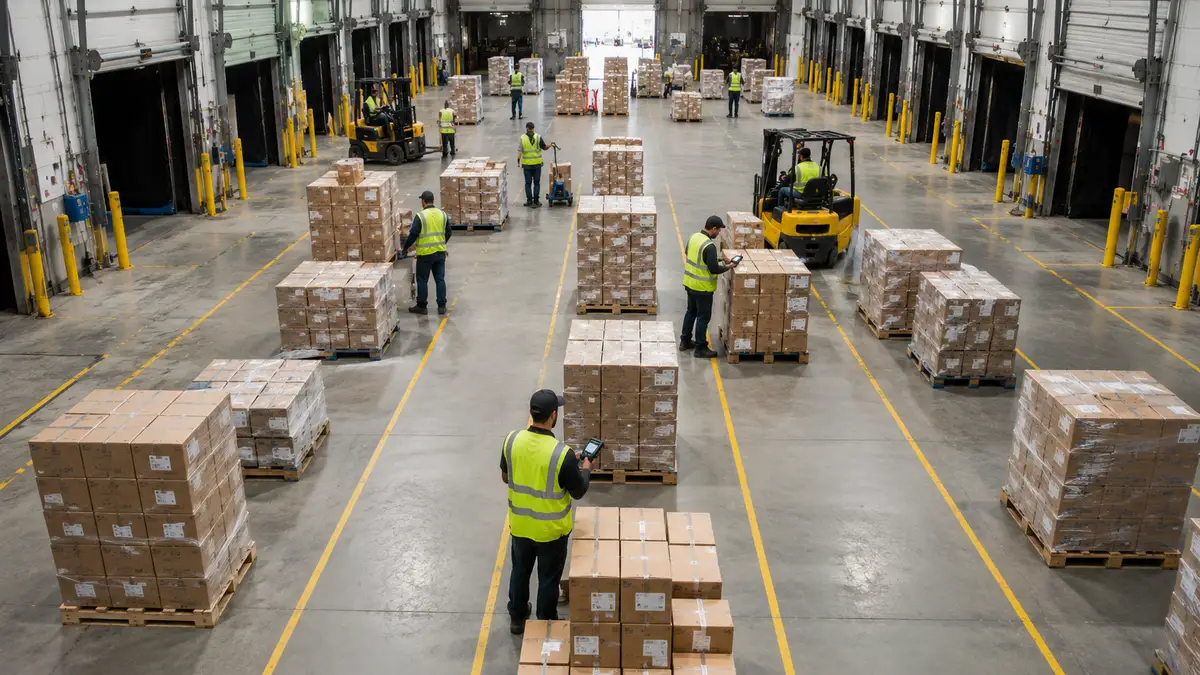 3PL cross-docking and warehouse services combined in a single fulfillment center