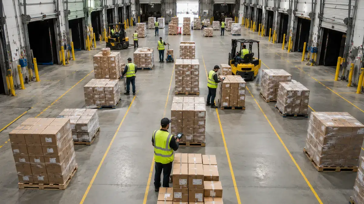 3PL cross-docking and warehouse services combined in a single fulfillment center